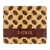 Schokoladenbraun Schneidebrett (Vorderseite)