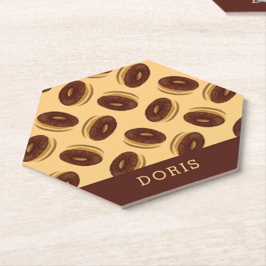 Schokoladenbraun Untersetzer (angewinkelt)