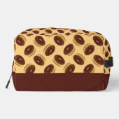 Schokoladenbraun Waschbeutel (Rückseite)