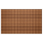 Schokoladenbraunes kariertes Muster Stoff (Fat Quarter (45,7 x 55,9 cm))
