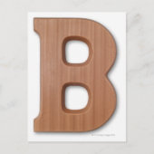 Schokoladenbrief b postkarte (Vorderseite)