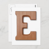 Schokoladenbrief E Postkarte (Vorne/Hinten)