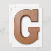 Schokoladenbrief g postkarte (Vorne/Hinten)