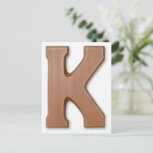 Schokoladenbrief k postkarte (Stehend Vorderseite)