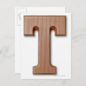 Schokoladenbrief Postkarte (Vorne/Hinten)