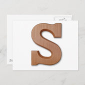 Schokoladenbrief S Postkarte (Vorne/Hinten)