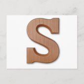 Schokoladenbrief S Postkarte (Vorderseite)
