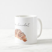 Schokoladenbrötchen Gebäck Kaffeetasse (VorderseiteRechts)