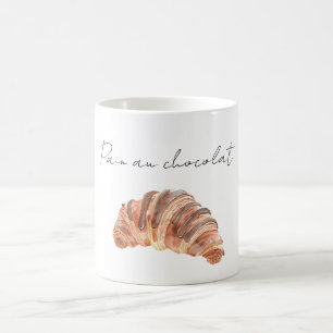 Schokoladenbrötchen Gebäck Kaffeetasse