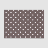 Schokoladenbrown Polka-Dot-Papierpapier