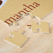 Schokoladenbrownie mit Vanilleeis Puzzle (Seite)