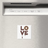 Schokoladenbrust mit Sprinklen-Liebe Magnet (In Situ (Geschirrspüler))