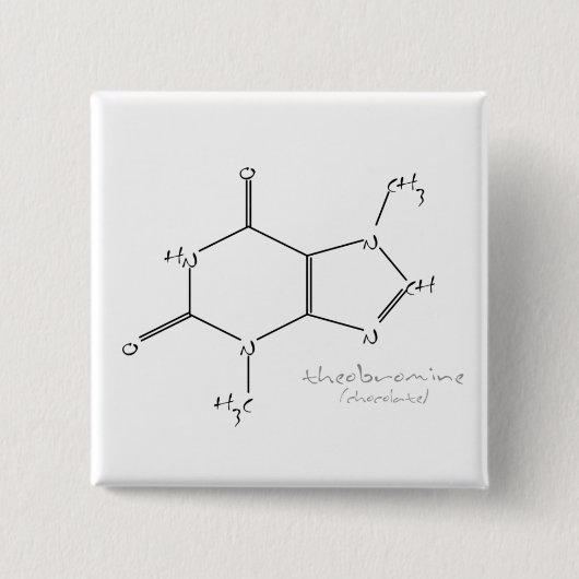 Schokoladenchemie Button (Vorderseite)