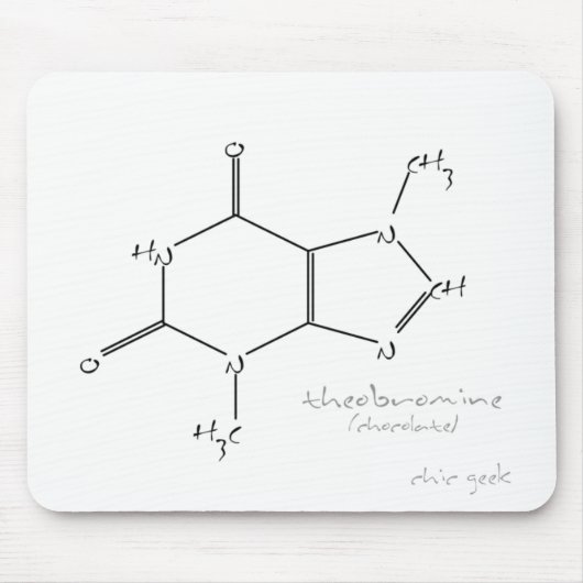 Schokoladenchemie Mousepad (Vorne)
