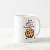Schokoladenchip-Freundschaft Kaffeetasse (VorderseiteRechts)