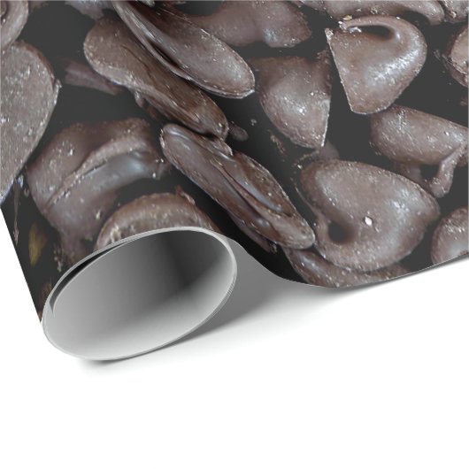 Schokoladenchips Geschenkpapier (Rolleneckpunkt)