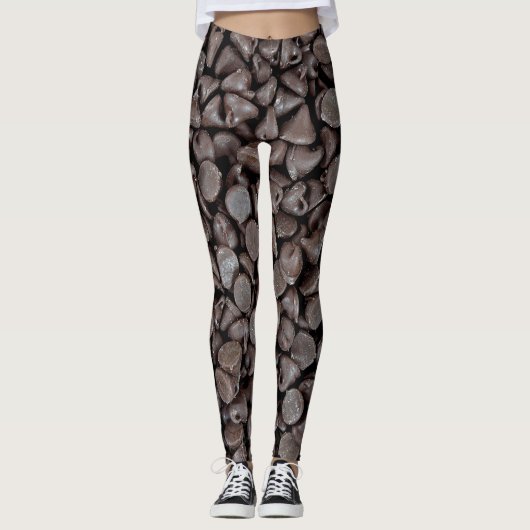 Schokoladenchips Leggings (Vorderseite)