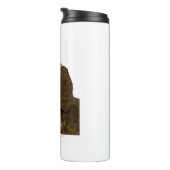 Schokoladencocker-Spaniel-Porträt Thermosbecher (Nach rechts gedreht)