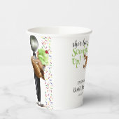 Schokoladencreme-Brautparty Pappbecher (Links)