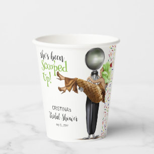 Schokoladencreme-Brautparty Pappbecher