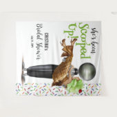 Schokoladencreme-Brautparty Wandteppich (Vorderseite (Horizontal))