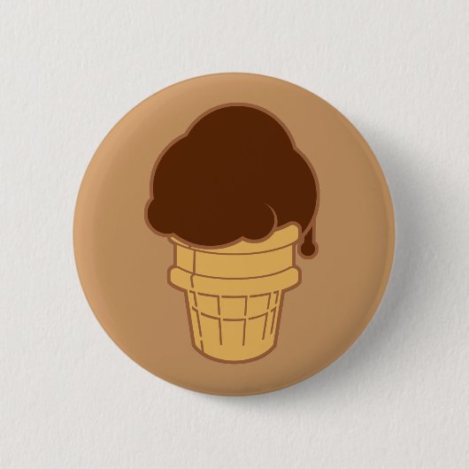 Schokoladencreme Button (Vorderseite)