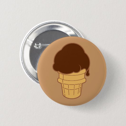 Schokoladencreme Button (Vorne & Hinten)