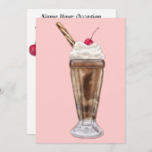 Schokoladencreme Einladung (Vorne/Hinten)