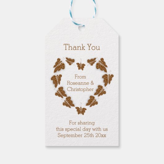 Schokoladencreme Geschenkanhänger (Rückseite)