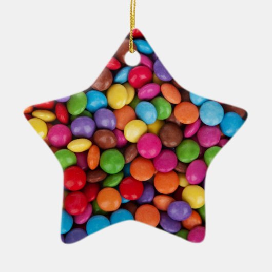 Schokoladencreme Keramik Ornament (Vorne)