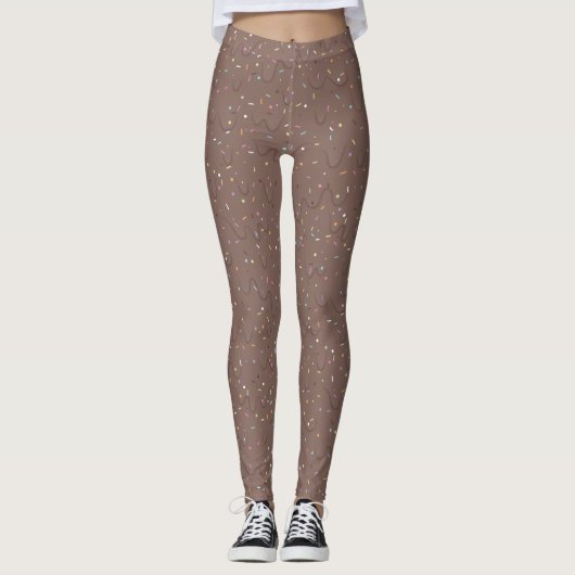 Schokoladencreme Leggings (Vorderseite)