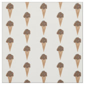 Schokoladencreme-Muster Stoff (Muster)