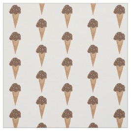 Schokoladencreme-Muster Stoff