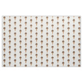 Schokoladencreme-Muster Stoff (Fat Quarter (45,7 x 55,9 cm))