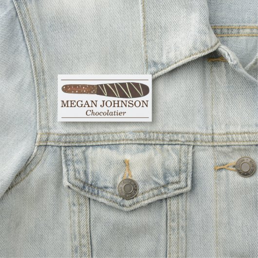 Schokoladencreme Namensschild (Beispiel)