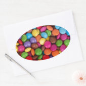 Schokoladencreme Ovaler Aufkleber (Umschlag)