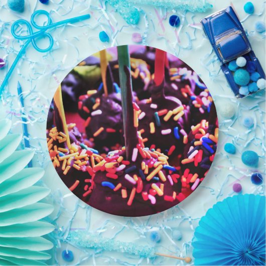 Schokoladencreme Pappteller (Party)