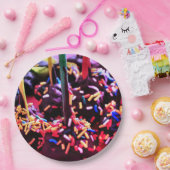 Schokoladencreme Pappteller (Party)