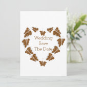 Schokoladencreme Save The Date (Stehend Vorderseite)