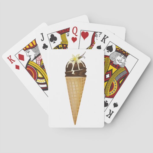 Schokoladencreme Spielkarten (Rückseite)