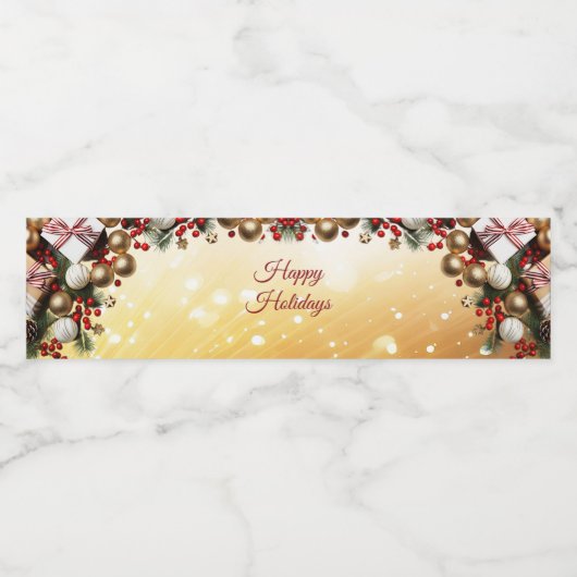 Schokoladencreme Wasserflaschenetikett (Einzelnes Label)