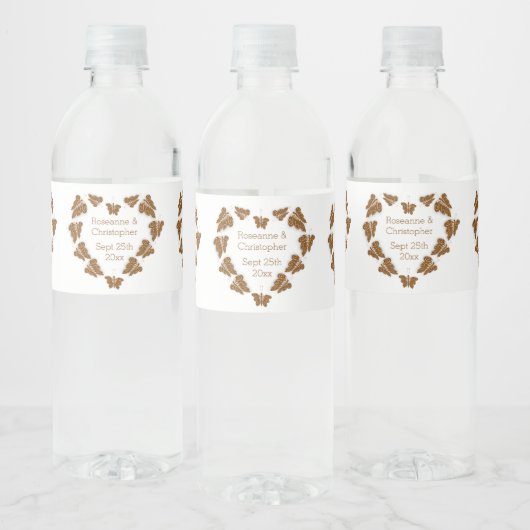 Schokoladencreme Wasserflaschenetikett (Flaschen)