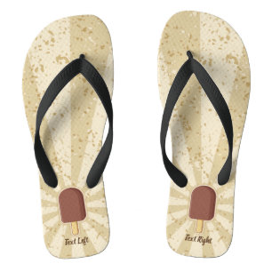 Schokoladencremestick Badesandalen