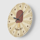 Schokoladencremestick Große Wanduhr (Winkel)