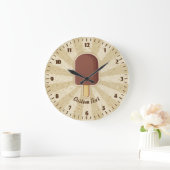 Schokoladencremestick Große Wanduhr (Zuhause)