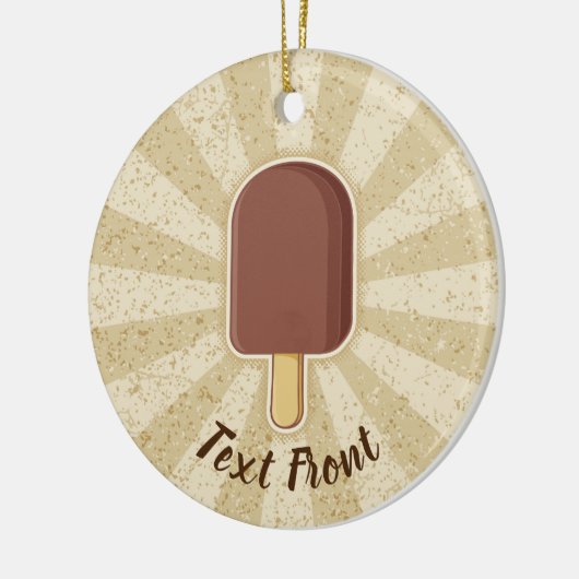 Schokoladencremestick Keramik Ornament (Links)
