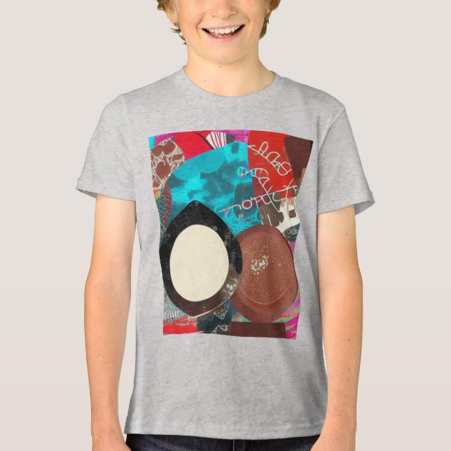 Schokoladendinge Tri-Blend Shirt (Vorderseite)