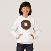 SchokoladenDonut, Doughnut, Icing, Glaze, Sprinkle Hoodie (Vorne ganz)