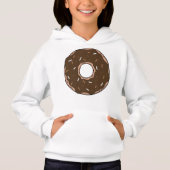 SchokoladenDonut, Doughnut, Icing, Glaze, Sprinkle Hoodie (Vorderseite)