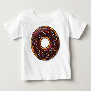 SchokoladenDonut, Doughnut, Icing, Sprinklen, Glaz Baby T-shirt